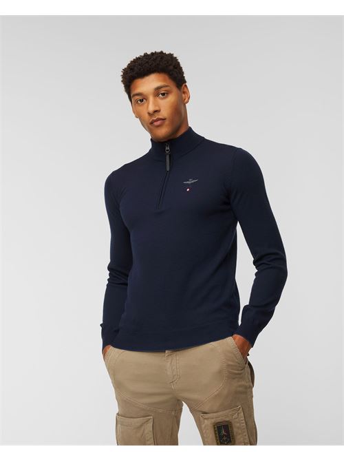 maglia f zip AERONAUTICA MILITARE | MA1390L41508363